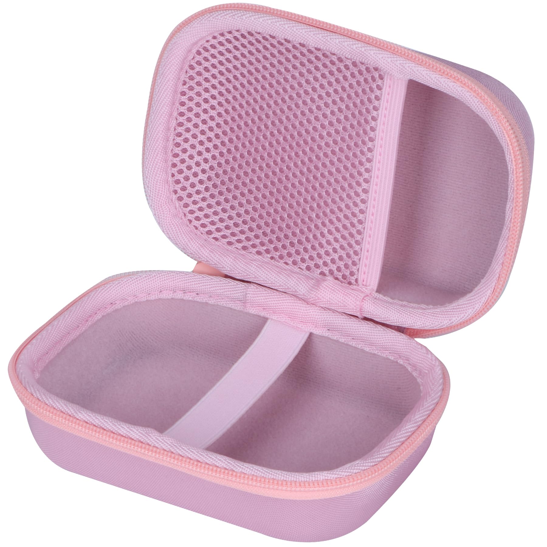 Lebakort Storage Case Compatible with Liene 2x3” Photo Printer Mini Instant Portable Color Mono Photo Printer (Pink Case)