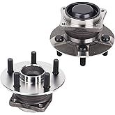 Autoround 512218 [2 Pack] Rear Wheel Bearing and Hub Assembly fit for 2003-2008 Toyota Corolla/Matrix/Pontiac Vibe, Toyota Celica 2000-2005, 5 Lug Non-ABS FWD