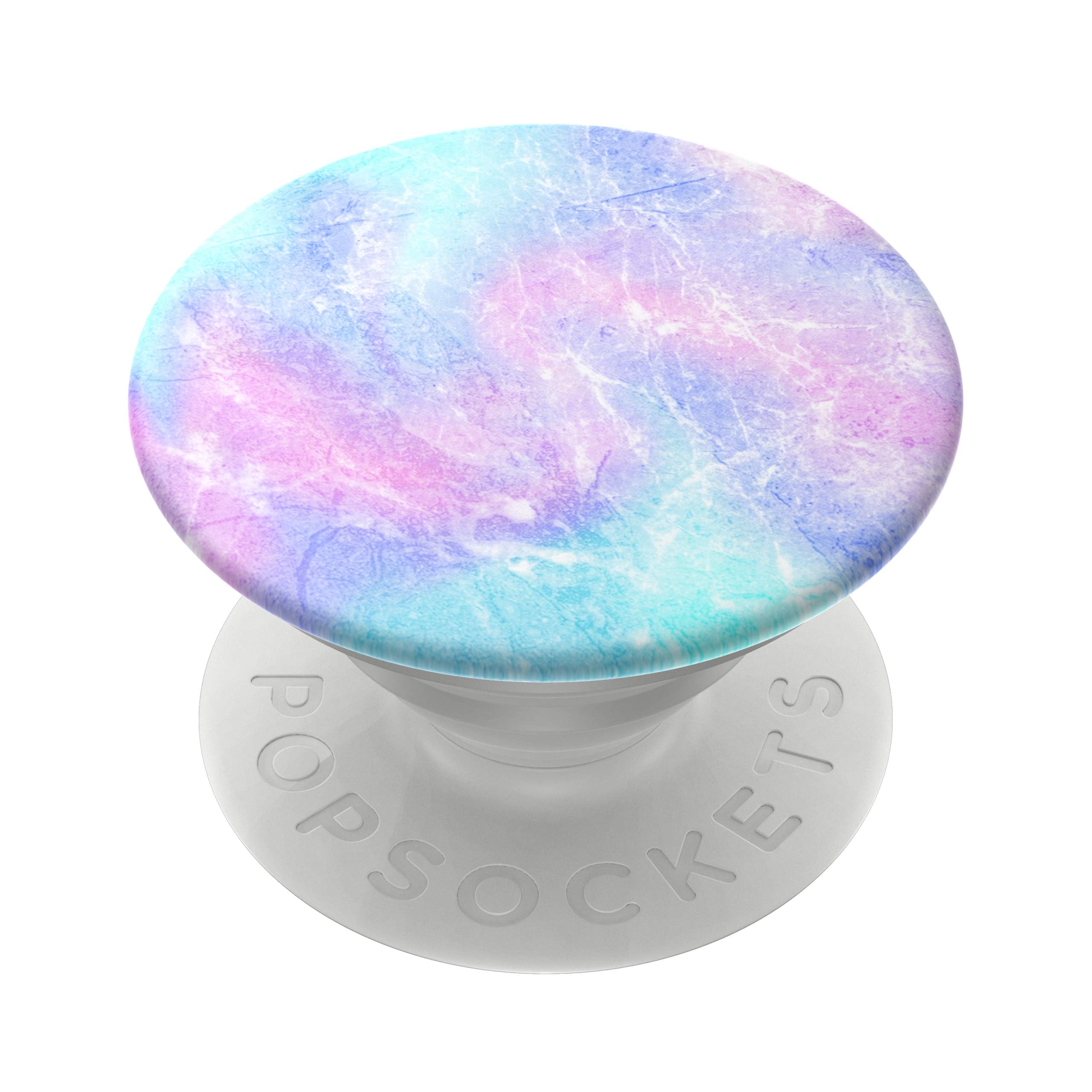 Photo 1 of ????PopSockets Phone Grip with Expanding Kickstand, Marble PopGrip - Opal Glow