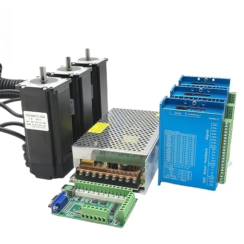CNC Controller Kit 3 Axis with Nema 23 Closed Loop Stepper Motor 3 Nm ...