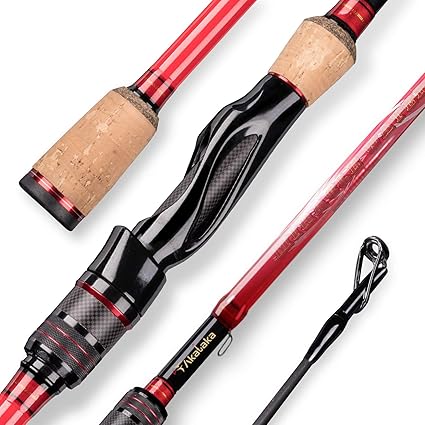 red baitcaster rod