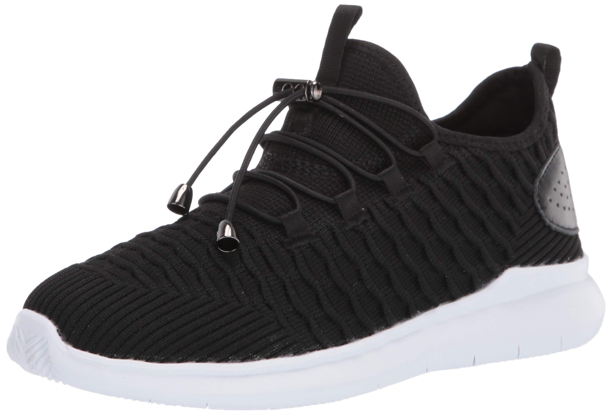 Propét Women’s TravelBound Sneaker, Black, 7.5 Narrow US