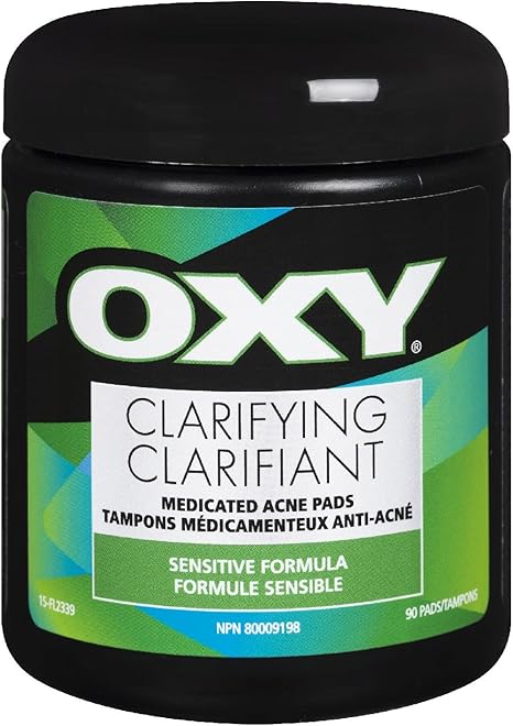 oxy pads sensitive skin