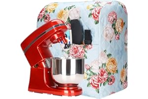 TUYU Kitchen Aid Mixer Cover Compatible with 6-8 Quarts Kitchen Aid/Hamilton Stand Mixer,Kitchen Aid Mixer Covers For Stand Mixer With Floral Print Mixer Cover, Pioneer Woman Kitchen Aid Mixer Accessories