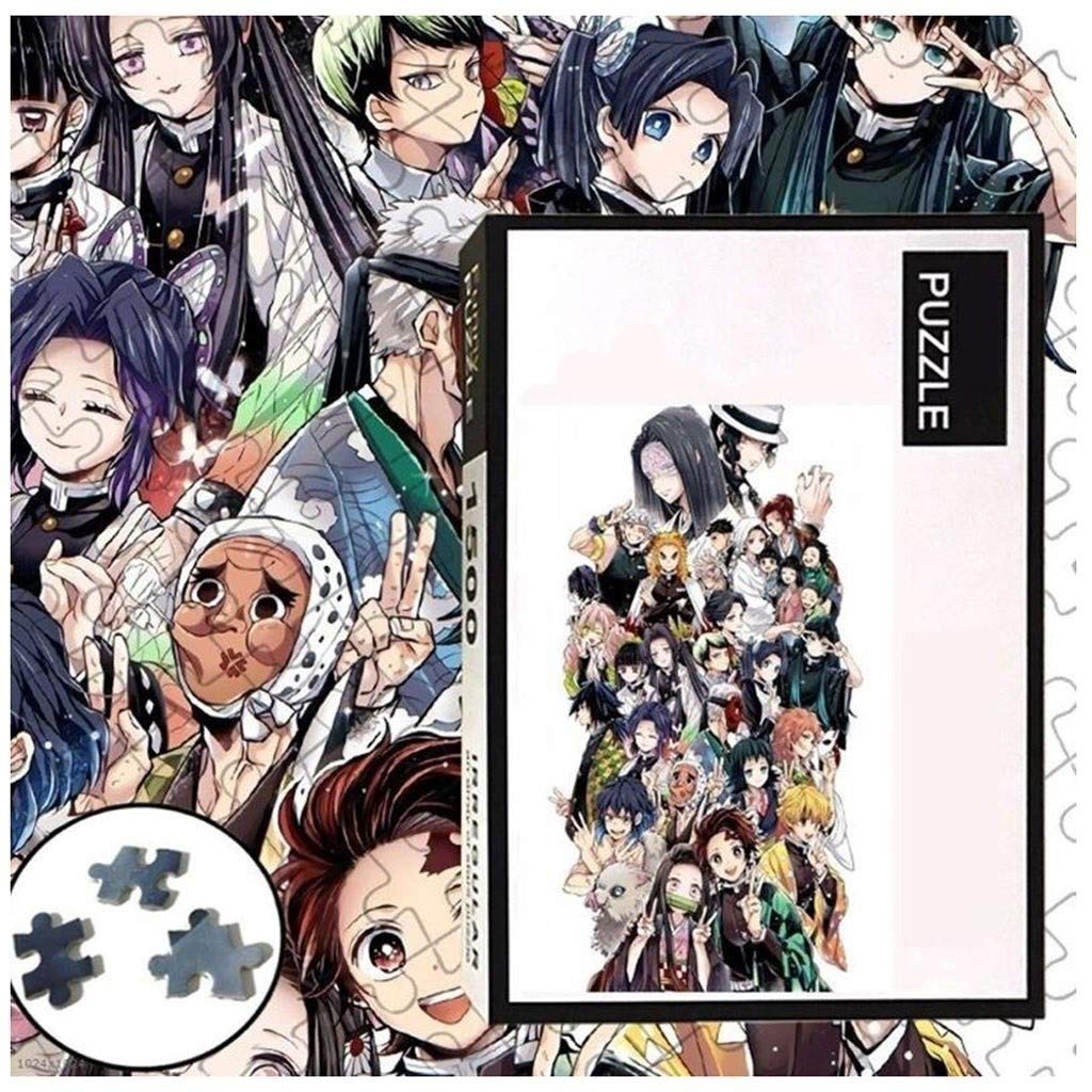 Mua 特大鬼滅の刃木製パズル 手作りーズの建設おもちゃアート子供と大人のためのジグソーパズル独立した実践的なスキルを養う300 500 1000ピース Color A Size 1000p Tren Amazon Nhật Chinh Hang 21 Fado