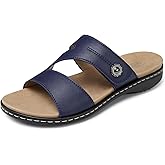 SHIBEVER Flat Sandals For Women Dressy: Comfortable Summer - Slip On Arch Support Flats Sandal