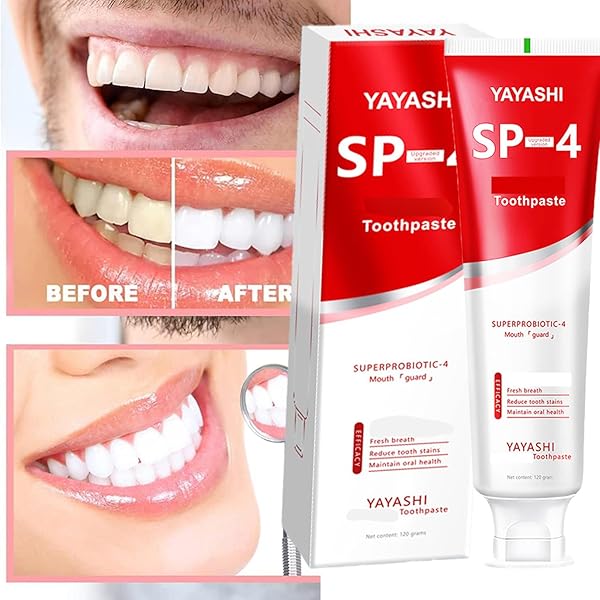 TWWKDD 120G YAYASHI SP-4 TOOTHPASTE, YILIKU SP-4 PROBIOTIC TOOTHPASTE, SP-4 BRIGHTENING TOOTHPASTE FRESH BREATH TOOTHPASTE, SP-4 BRIGHTENING & STAIN REMOVING TOOTHPASTED