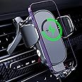 Wireless Car Charger, Lekente 15W Fast Charging Car Phone Mount | Auto-Clamping Air Vent Car Cell Phone Holder for iPhone 15/14 /13/12 /11 /X/XR/XS /8 Pro Max Mini Plus Samsung Galaxy Series