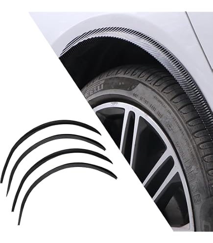 Tiras Protectoras De Fibra De Carbono Para Guardabarros - Adhesivas, Universales, Protegen De Raspones Y Suciedad