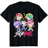 Kpop Demon Hunters Saja Boys Chibi Band Group Shot T-Shirt