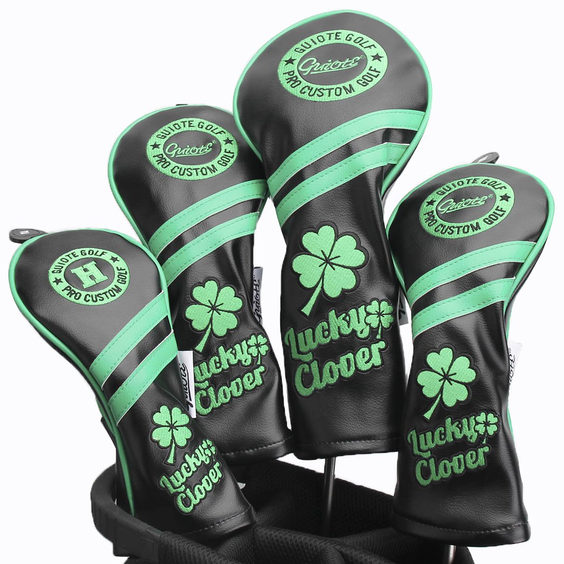 完売 Guiote ゴルフヘッドカバー Golf head covers クラブヘッドカバー ウッドカバー ドライバー 新デザイン 交換可能な