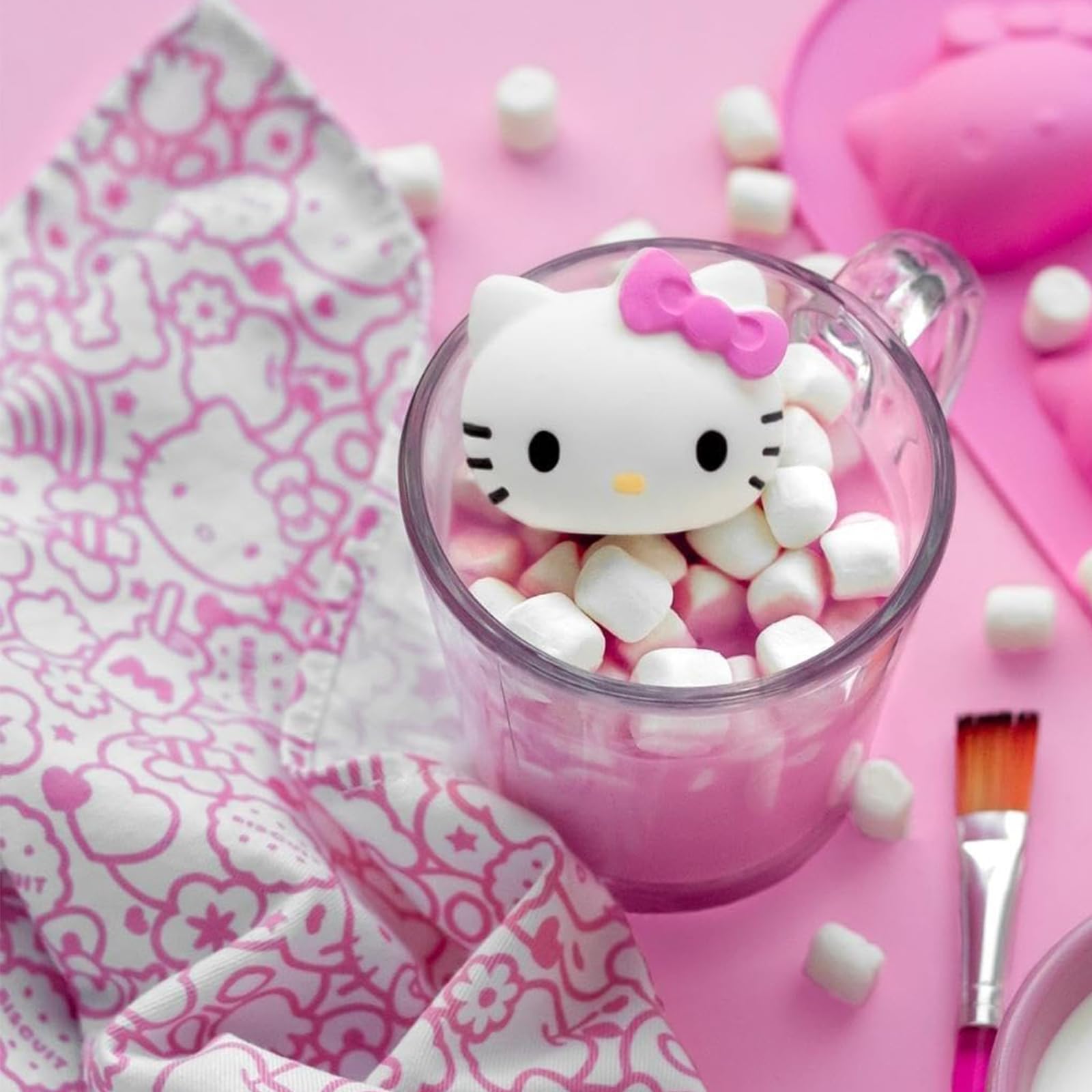 Cute Kitten Chocolate Silicone Mold, Silicone Candy Molds 16 Cavity, Cat Ice Cube Tray for Baking, Cupcake Topper, Pudding, Butter, Gelatin, Jelly, Bath Bomb, Candle, Plaster, Resin, Clay