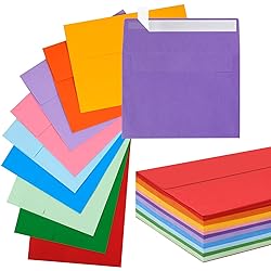 HappyHapi 100 Pack 5x7 Envelopes for