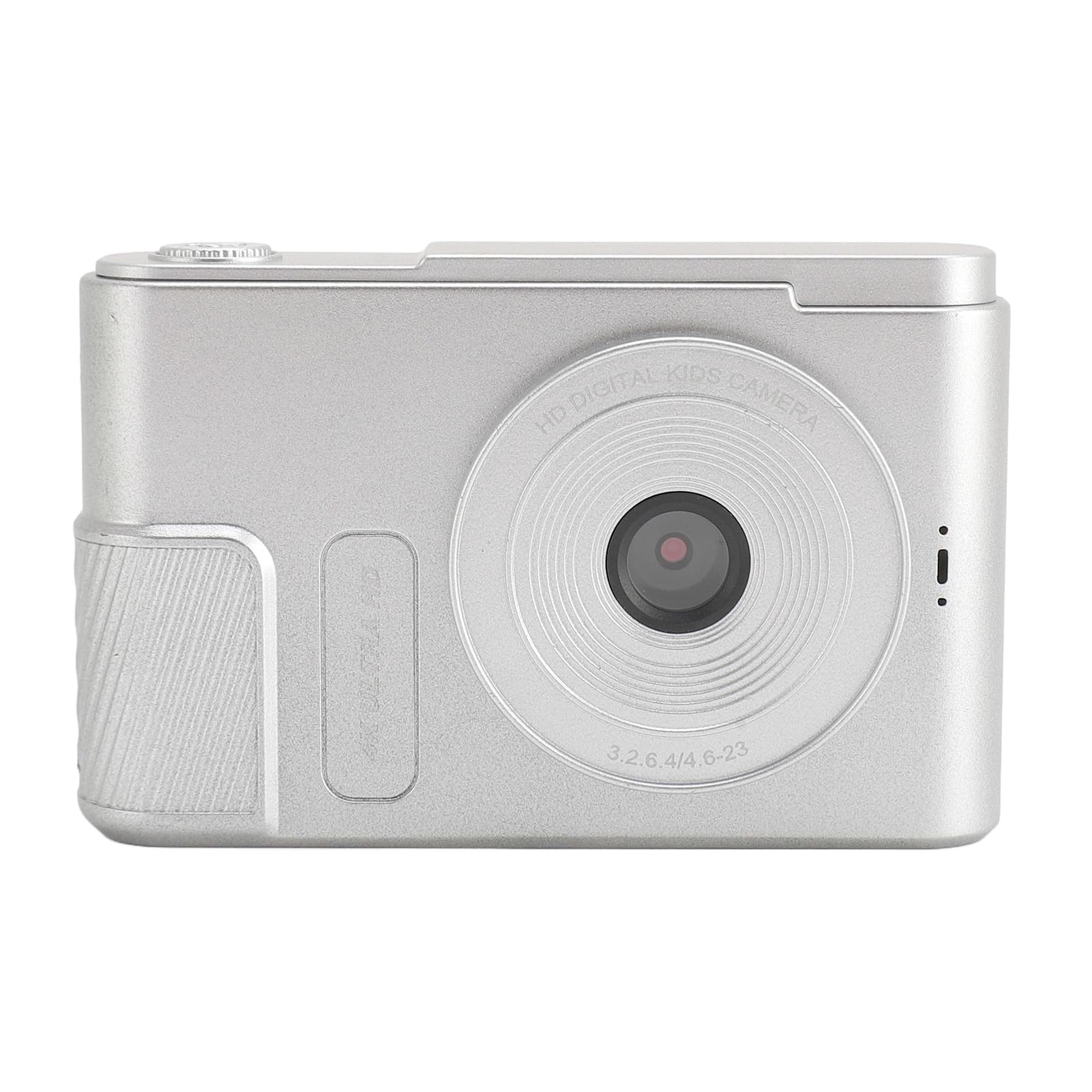 Digital Camera 4K,48MP 16x Digital Zoom 2.4 Inch Screen,Portable Compact Camera for Kids Students Vlog (Silver)