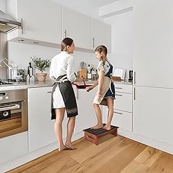 One Step Stool for Adults Seniors with Non-Slip