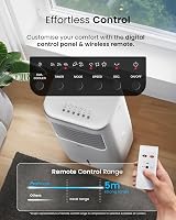 Pro Breeze 4-in-1 Air Cooler with 10L Tank, Remote, Timer, Oscillation view 7