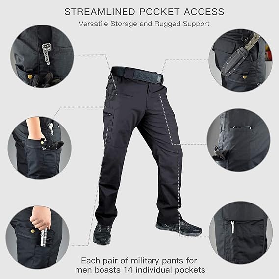 14 pocket cargo pants