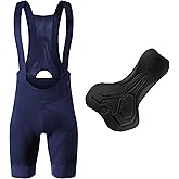 YKYWBIKE Men Cycling Bib Shorts - Elastic Interface Padded Cycling Bib Shorts Breathable MTB Road Bike Summer Shorts