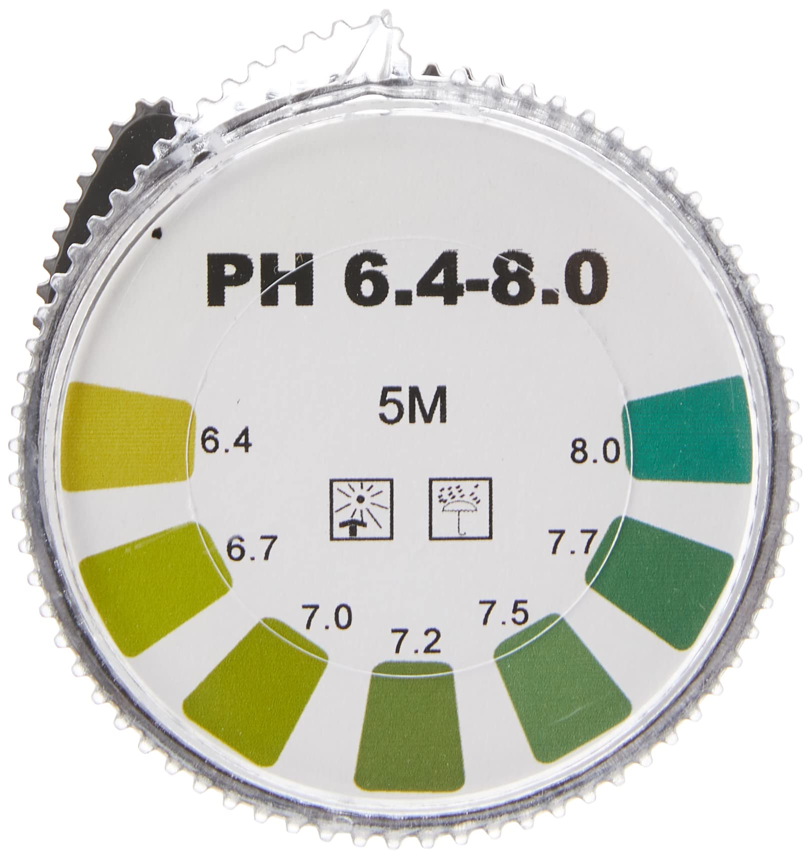 Camlab 1171266 Universal Indicator Paper Reel, pH 6.4-8.0, 7 mm x 5 m