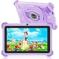 Kids Tablet, 7 inch Toddler Tablet for Kids, 32GB Toddler Tablet, Tablets for Kids with Case Included, Parental Control, Dual Camera, GMS, WiFi (Purple)