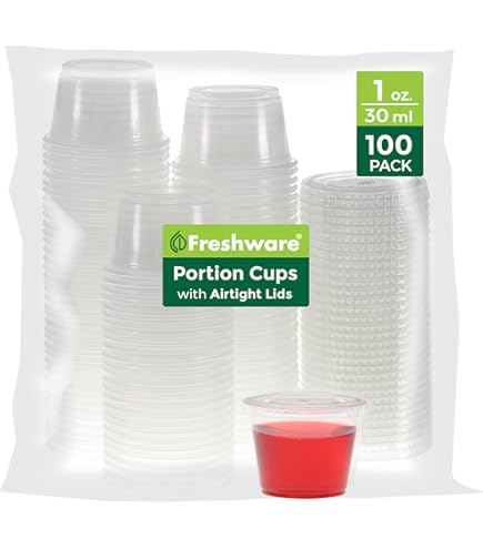 Amazon.com: Portion/Souffl Cup 1oz Clear Plastic 2500 count from Capital  Fresh LLC: Industrial & Scientific