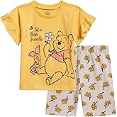 Disney T-Shirt and Bike Shorts Outfit Set Infant to Big Kid Sizes (12 Months - 14-16)