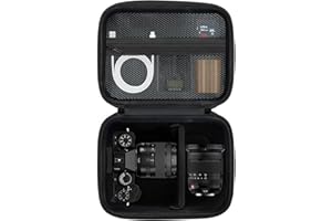 Defyxel Hard Carrying Case for Fujifilm X-T50/X-T5/X-T30 II/X-T30/X-T10 Mirrorless Digital Camera Kit (Fits 16-50mm/18-55mm L