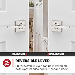 Kwikset Casey Dummy Door Handle, Single Sided Lever