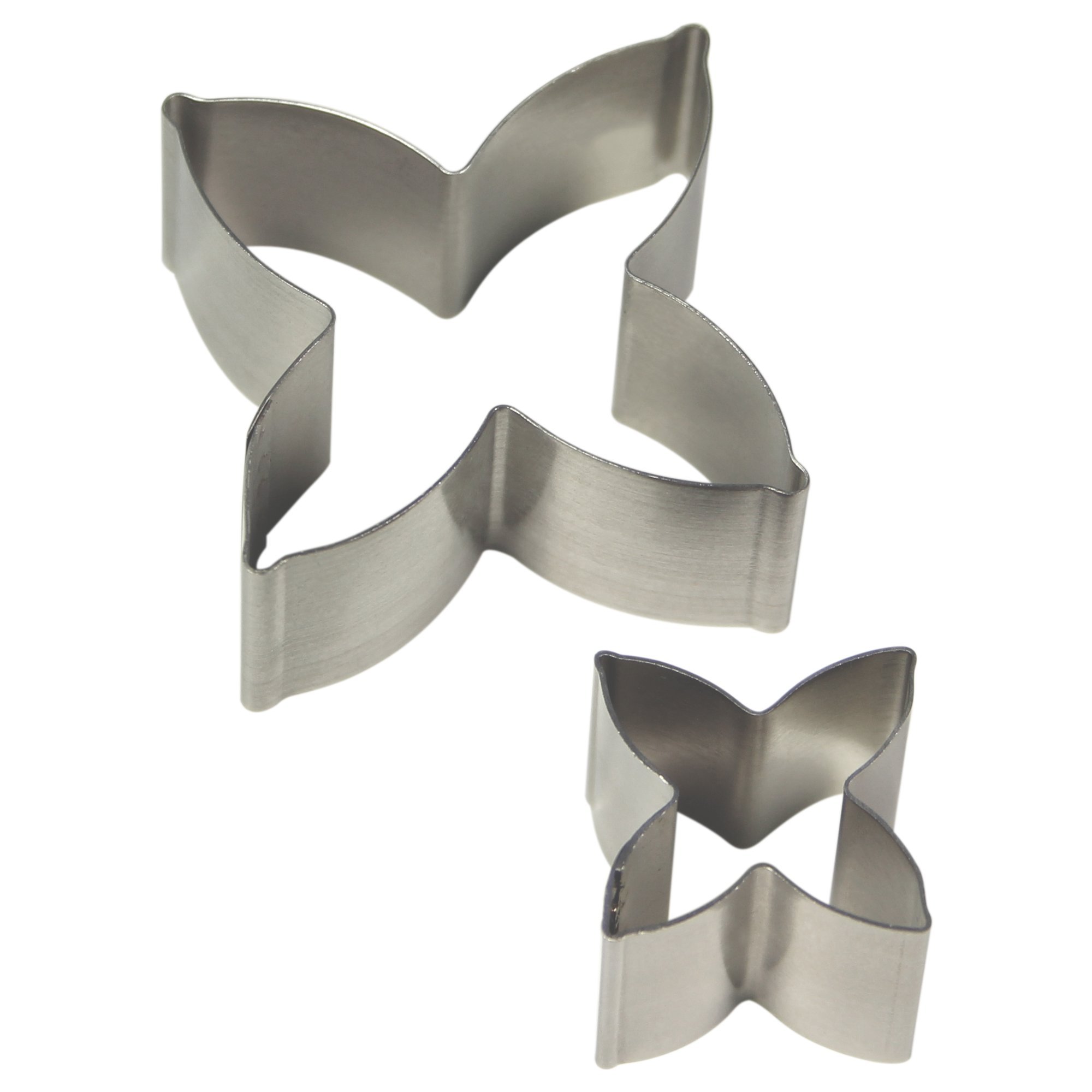 PME Stainless Steel Daphne Flower Petal Cutters, Set of 2