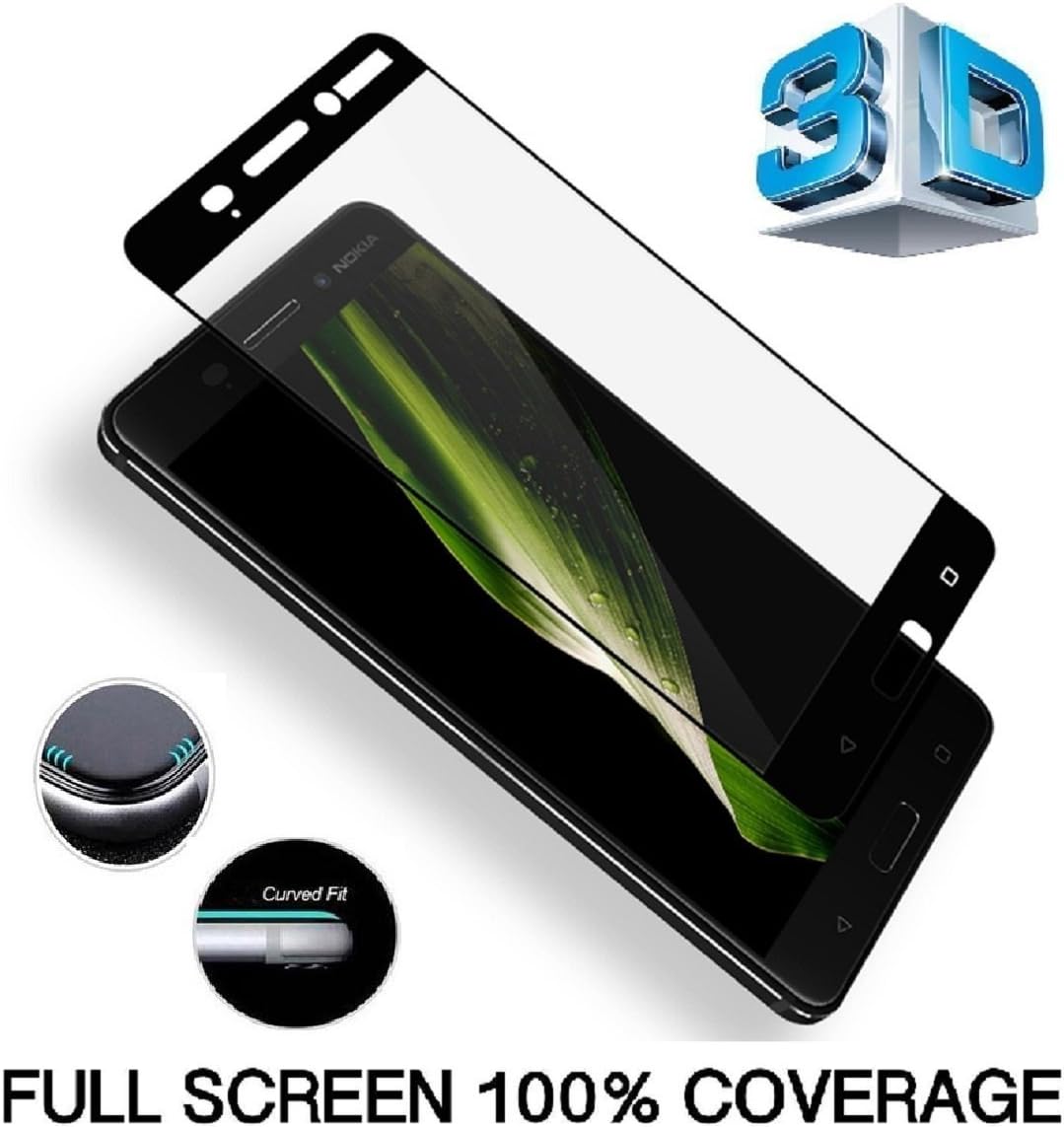 DN-Alive Nokia 6 Tempered Glass, Nokia 6 Screen Protector [Easy Installation] [Bubble Free] [High Definition] [9H Hardness] [Scratch Proof] [Shatter Proof] Tempered Glass Screen Protector