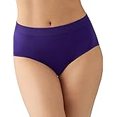 Wacoal Women's B-Smooth Seamless Full Coverage Brief Panty, 838175 Underwear, Purple Indigo, X-Large