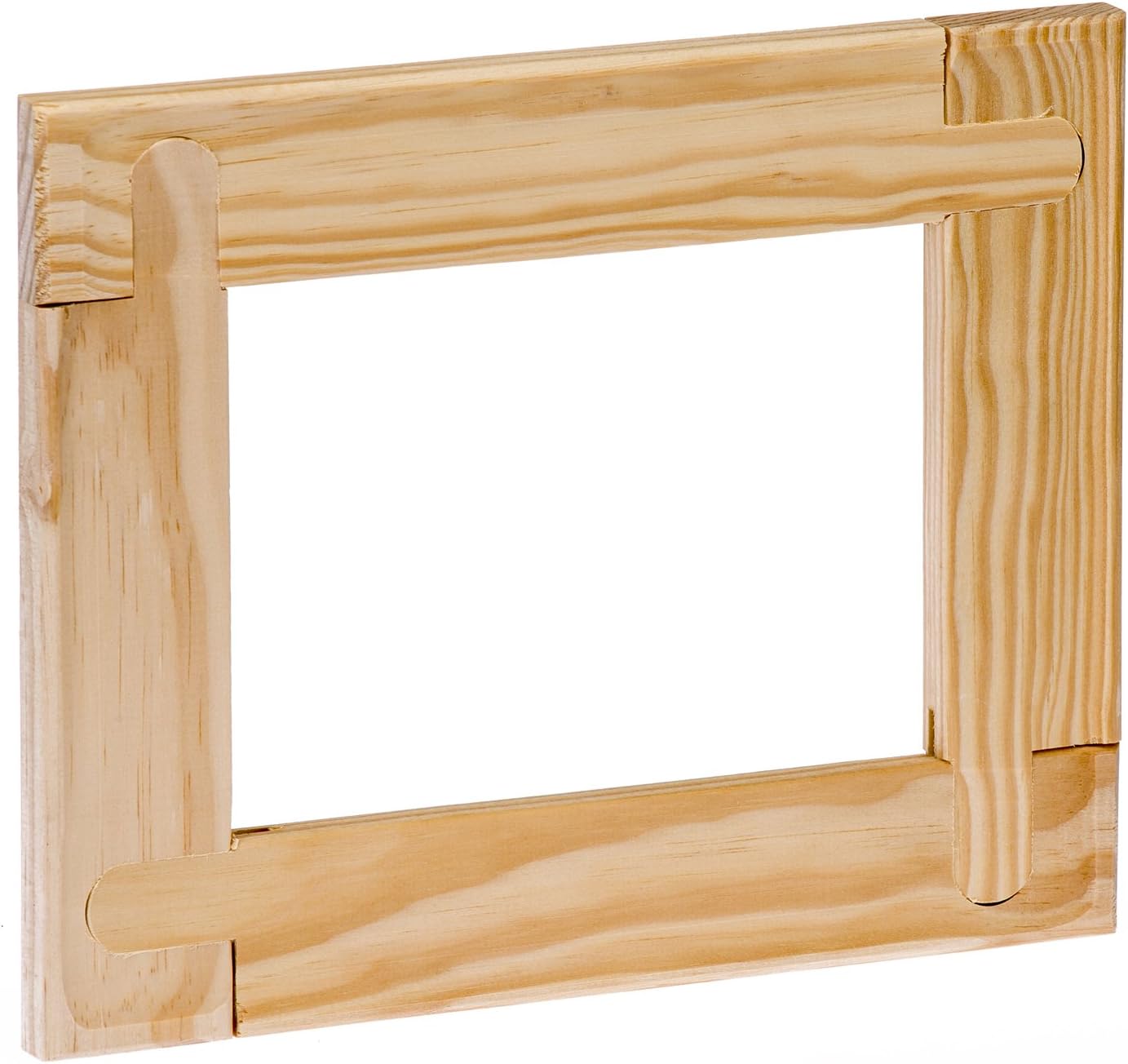 Lienzos Levante - Unfinished Mounted Frame Ready to Finish with Slats 46 x 17 mm 27 x 22 cm, 3F beige