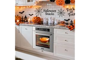 GASLAND 24 Inch Gas Wall Oven, Built-in Single Wall Oven, Natural Gas Oven with Bake Broil Rotisserie Functions, Digital Timer and Convection Fan, 120V Cord Plug, Stainless Steel, ETL Certified