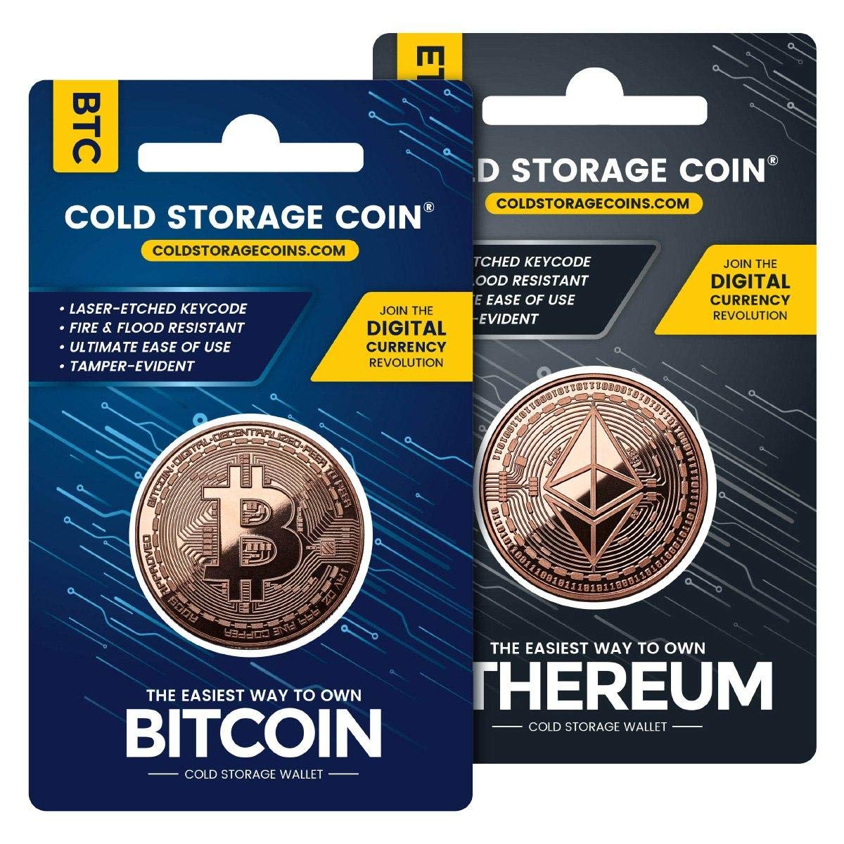 Bitcoin/Ethereum Cold Storage Wallet - Secure Offline Crypto Hard Wallet -  Fire-Resistant, 1 Ounce 999 Pure Copper Coin in Saudi Arabia | Whizz Wallets