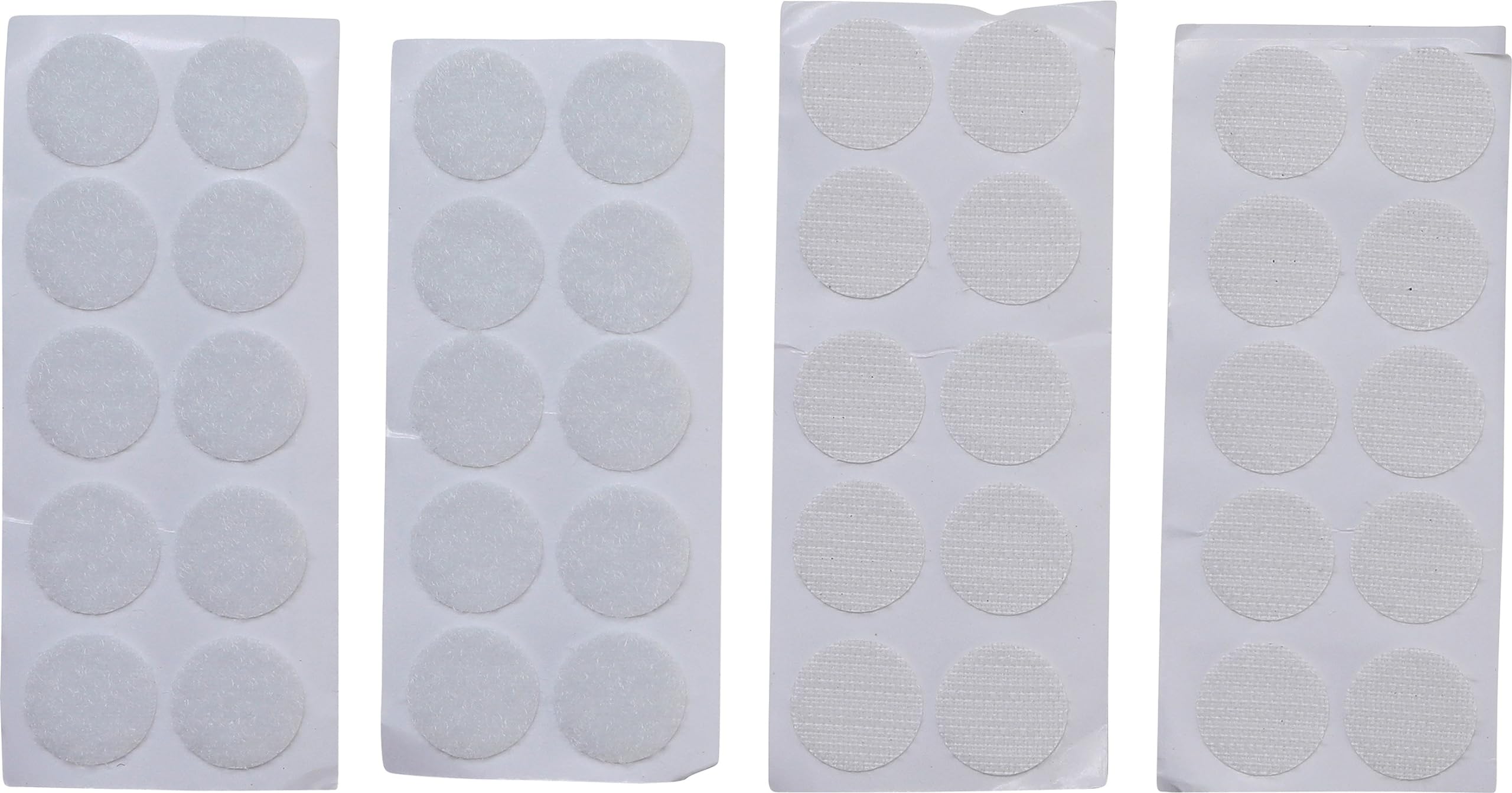 BGS Diy 80555 | Hook and Loop Dots | self-adhesive | white | 40 pcs.