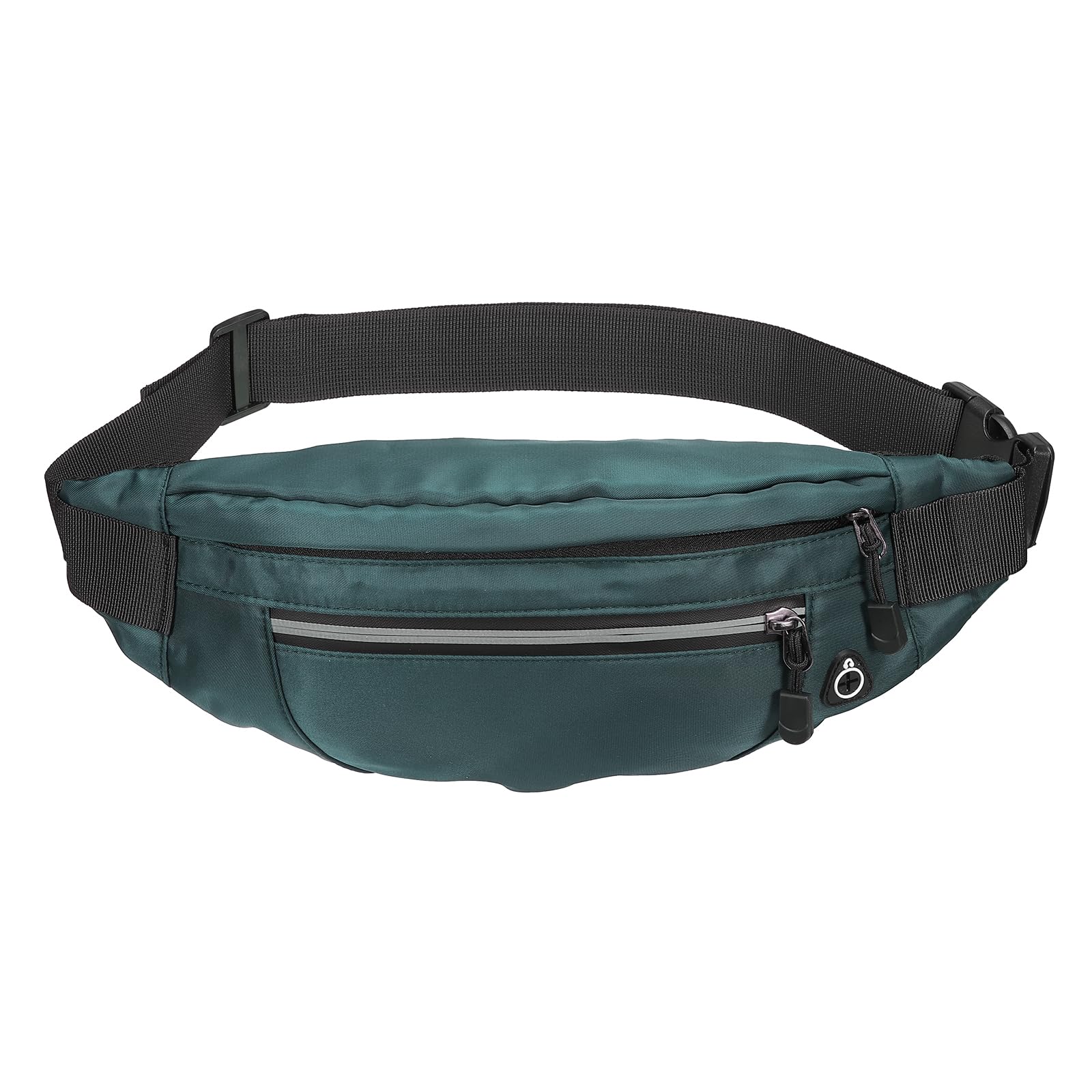 PATIKIL Fanny Pack, Adjustable Belt Bag for Men and Women Waterproof Crossbody Waist Bag for Traveling Hiking Running, Green