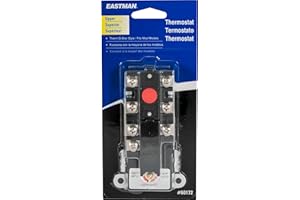 Eastman 60172N Double Throw Upper Element Thermostat for Water Heaters, Black