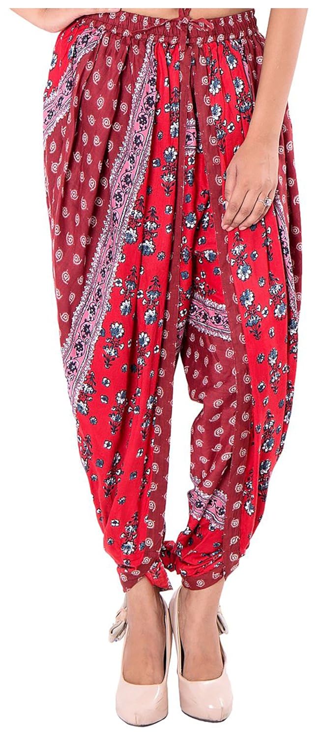 khazana basics women's rayon dhoti pant