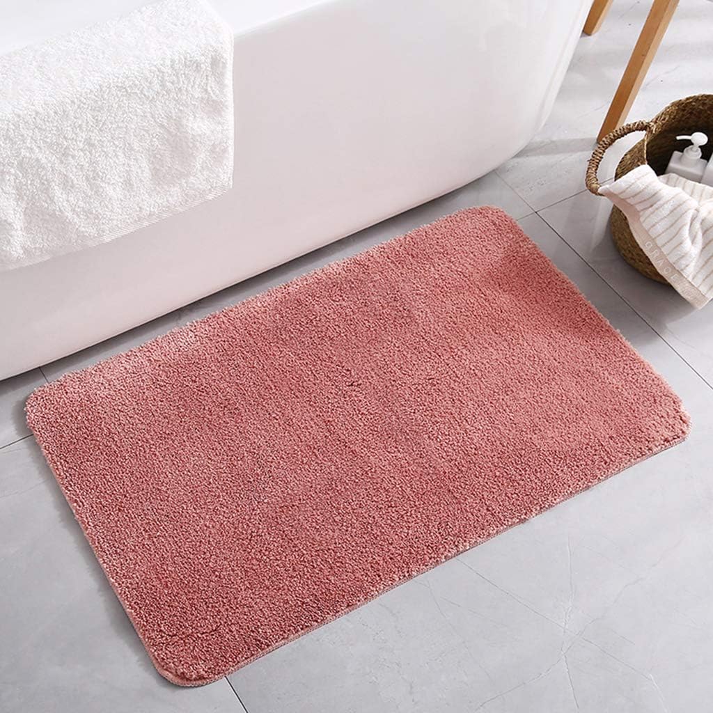 Amazon Com Zxpag Bath Mat Small Easier To Dry Bathroom Rugs Mats Anti Skid Bottom Non Slip Bath Mat Tender Pink 40 X 60cm Home Kitchen