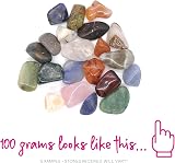 The Bead Shop Polished Tumblestone Gemstones 100g Medium Mix 18–21 Stones view 2