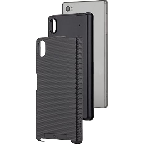 Case-Mate CM033724 Tough case für Sony Xperia Z5 - raffinierte, extrem robuste Hybrid-Schutzhülle - schwarz