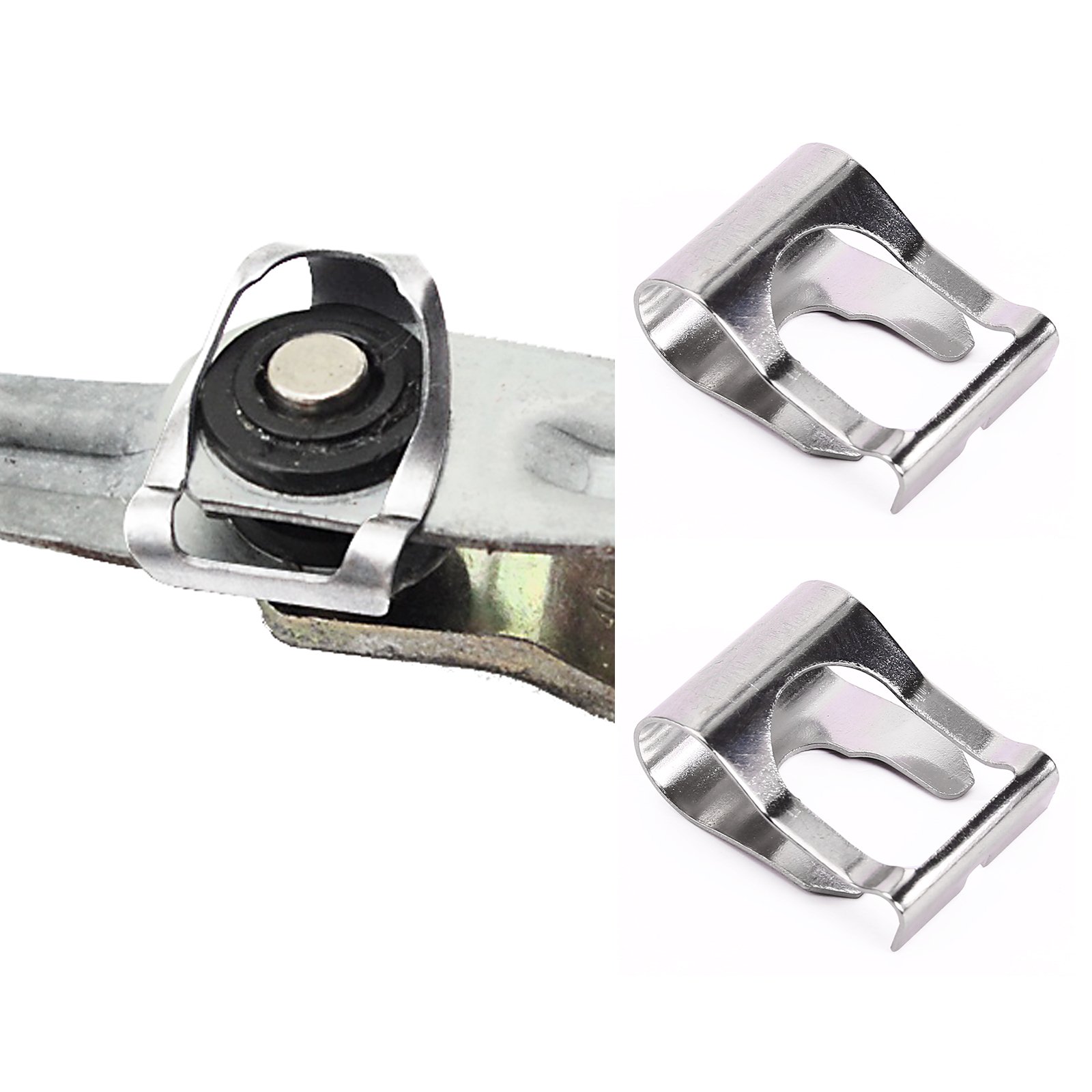 AKORD Pack of 2 Windscreen Wiper Motor Linkage Rods Arms Link Mechanism Repair Clip Kit