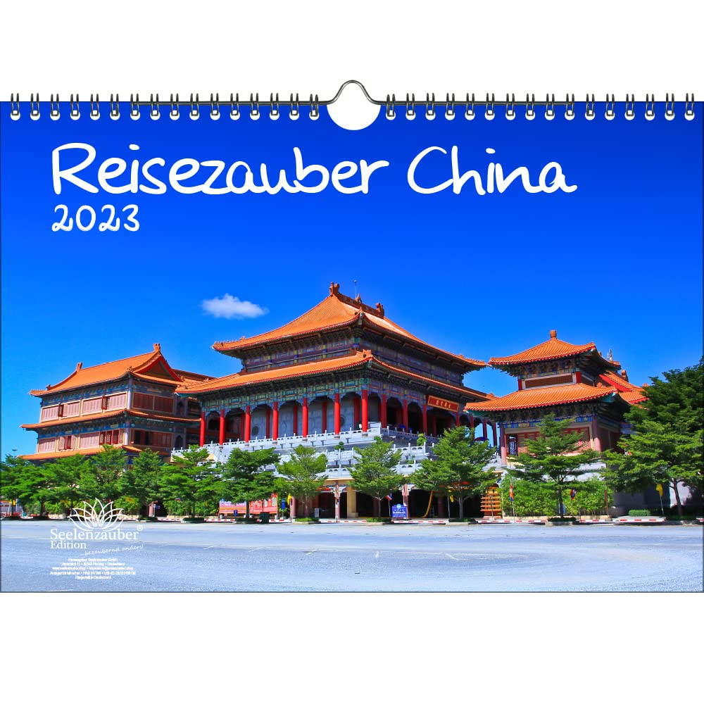 Reisezauber China DIN A4 Calendar for 2023 China City and Country - Soul Magic