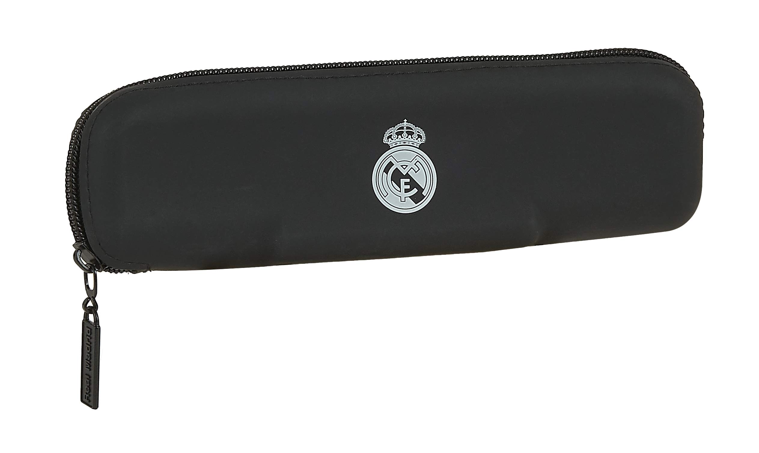 Shoulder Bag with Exterior Pocket Real Madrid 1st Equipment 20/21, Black White (White) - M884