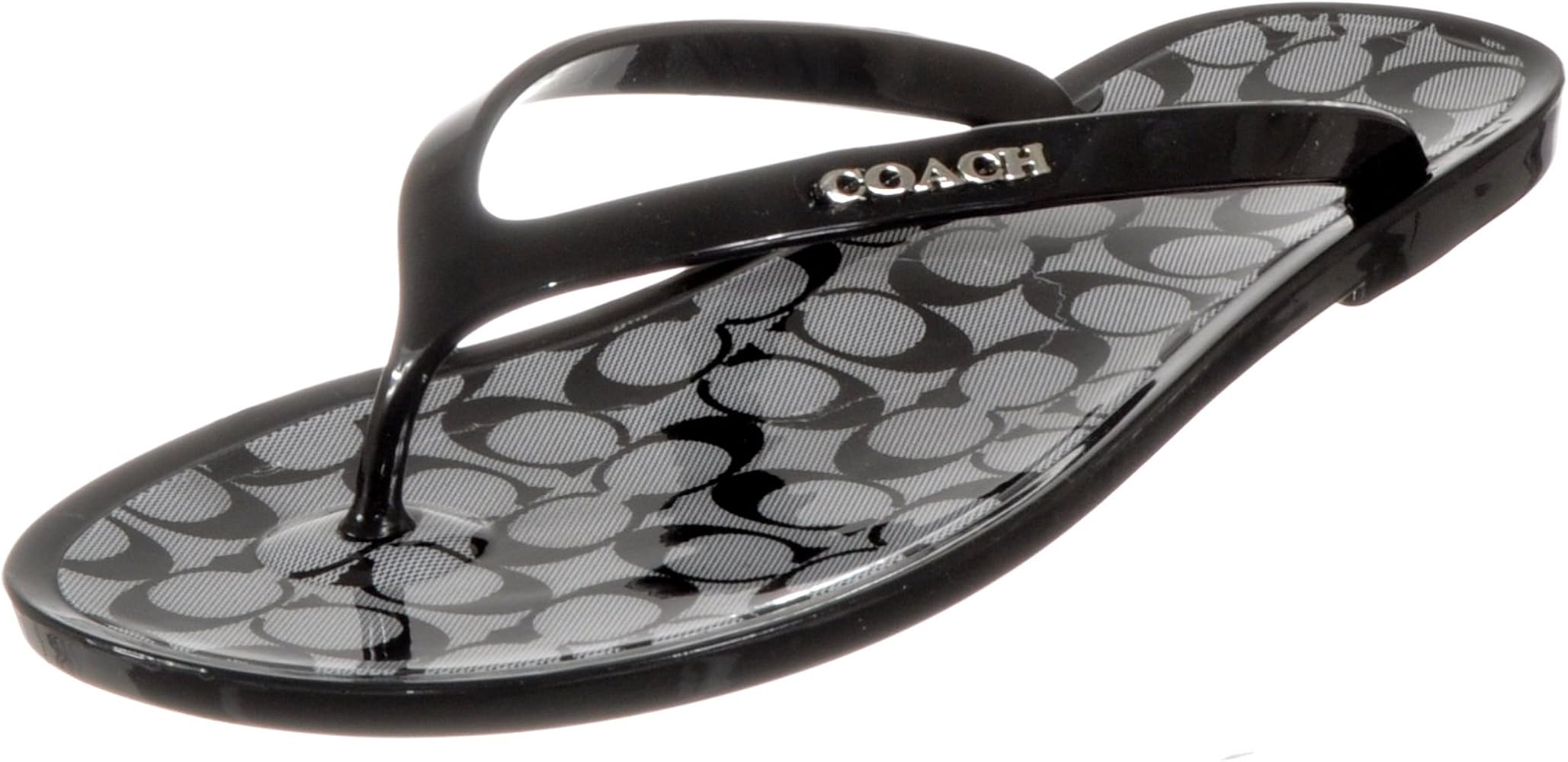 coach jelly flip flops