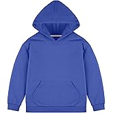 BIG ELEPHANT Boys' Hooded Sweatshirt - 100% Cotton,Lightweight Long Sleeve Hoodie with Pocket for School & Casual Wear