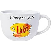 Silver Buffalo Gilmore Girls Luke's Diner Logo Ceramic Soup Mug, 24 Ounces