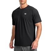 G Gradual Men's Athletic Workout T-Shirts Moisture Wicking Running Shirts | Quick Dry, Cooling, 4-Way Stretch, UPF 50+ Short Sleeve Crewneck Performance Tee for Gym Tennis Swim Rash Guard