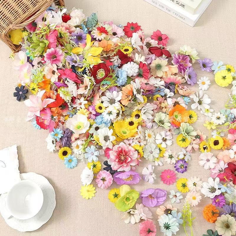 20 Pcs Artificial Flower Garlands, Hanging Wildflower Backdrop Decoration, Faux Silk Flower Vines for Wedding Arch, Garden Wall, and Party Floral Decor