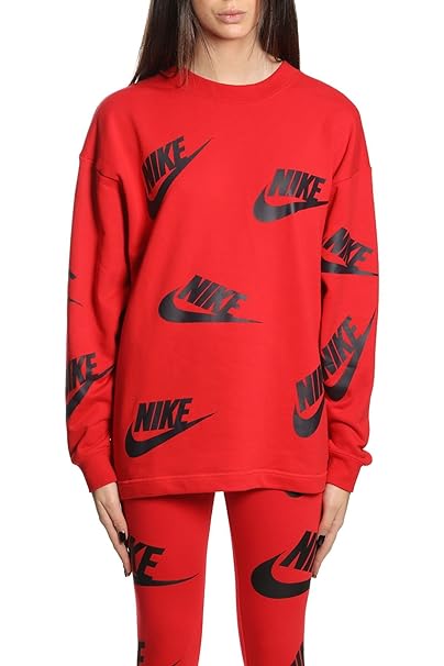 sudaderas nike mujer rojas